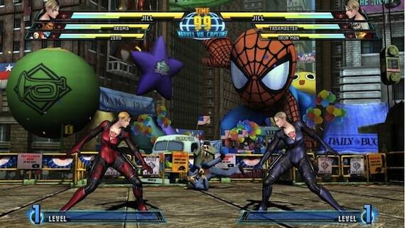 Jill Valentine Coded on Marvel vs. Capcom Disc