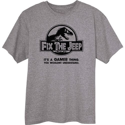 Jurassic Park Fix the Jeep Shirt