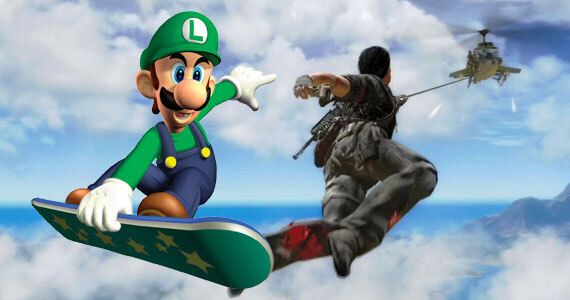 Just Cause 2 and Super Mario Galaxy 2 multiplayer co-op mods