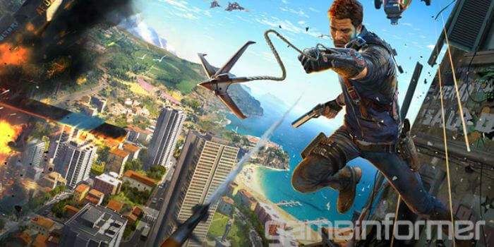 Just Cause 3 Game Informer Cover