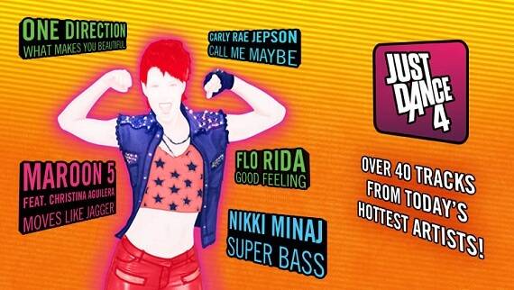 Just Dance 4 Tracklist