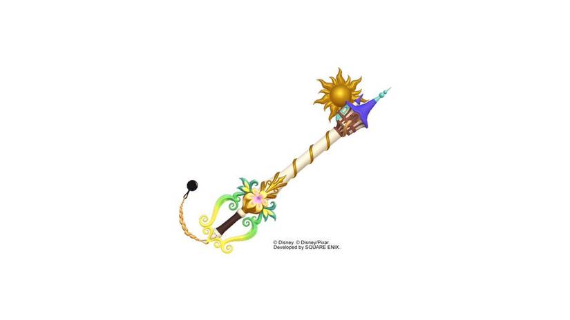 kingdom hearts 3 tangled keyblade variation