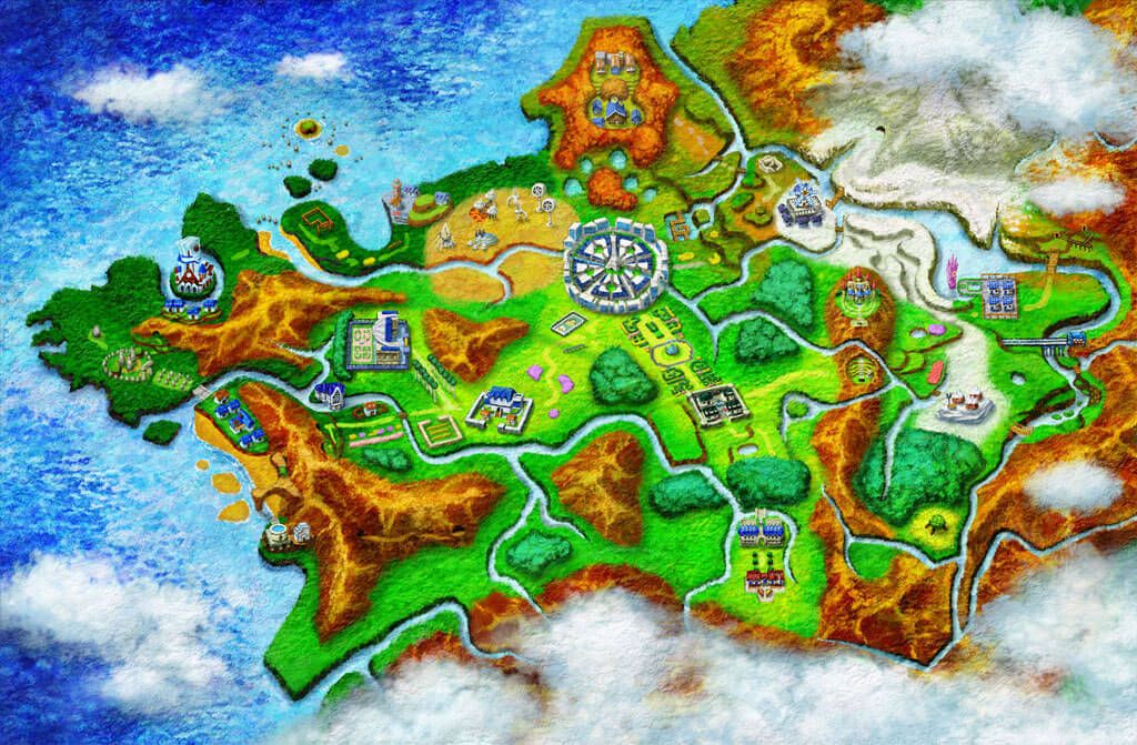 Pokemon X Y Map