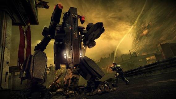 Killzone 3 Mech Landscape