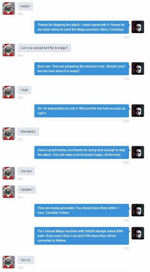 Kim Dotcom Bargain Xbox Live PSN