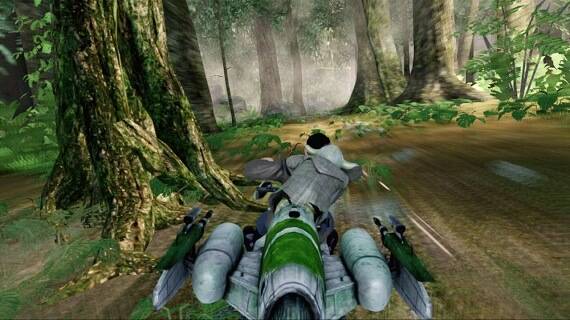 Kinect Star Wars Speeder Bike