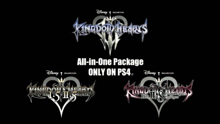 Kingdom Hearts collection package PS4 E3 2018