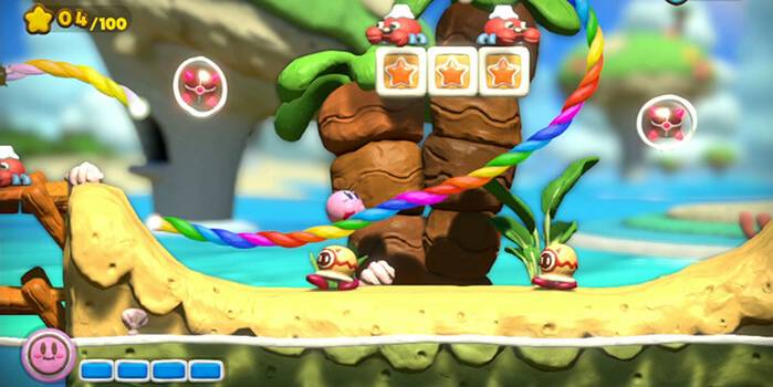 Kirby Rainbow Curse Beach