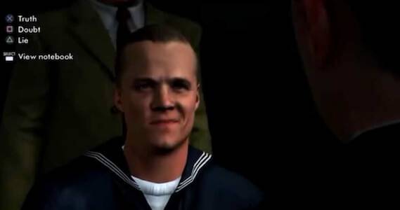 LA Noire - Interrogation Gameplay