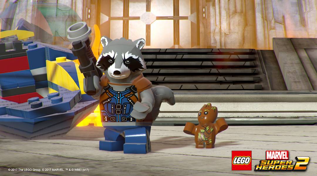 LEGO Marvel Super Heroes 2 trailer Groot and Rocket
