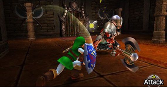 Legend of Zelda Ocarina of Time 3D Combat