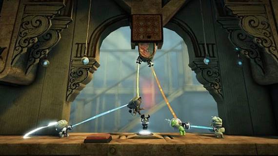 Little Big Planet 2 Grappling Hook Gameplay
