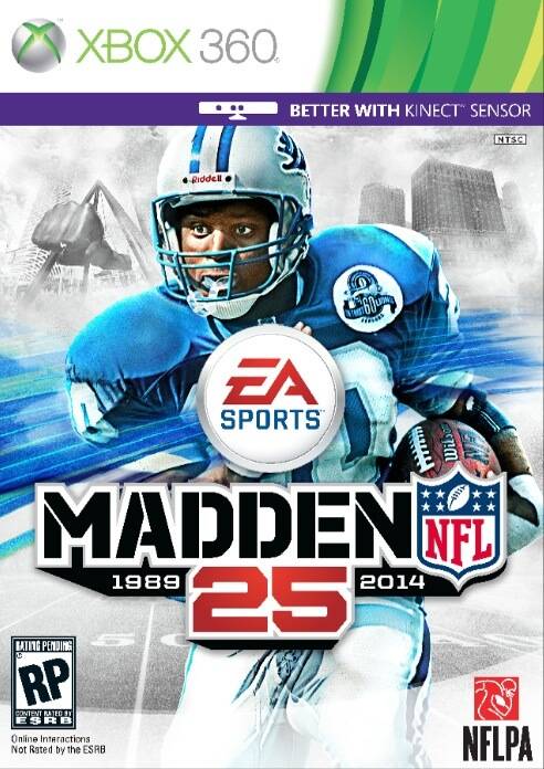 Madden NFL 25 Cover Barry Sanders
