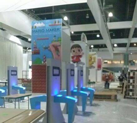 Mario Maker Leaked Image Nintendo E3 Booth