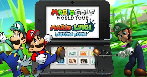 Mario & Luigi: Dream Team Mario Golf: World Tour Screenshots