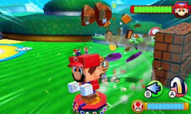 Mario and Luigi Paper Jam Paper Battle