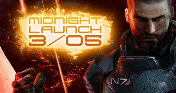 Mass Effect 3 GameStop Midnight Launch