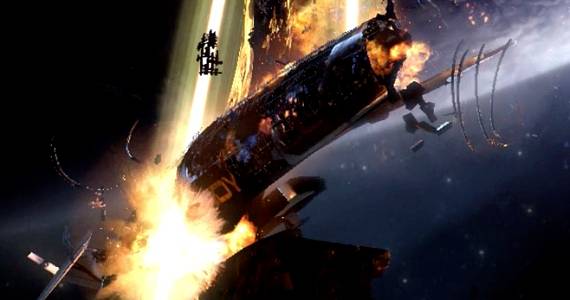 Mass Effect 3 Normandy Shot Down