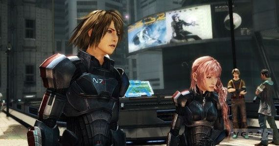 Mass Effect 3 Costumes in Final Fantasy 13-2