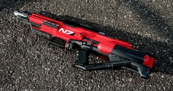 Mass Effect Nerf Rifle Modified