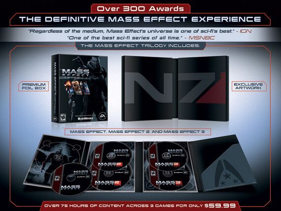 Mass Effect Trilogy Packaging