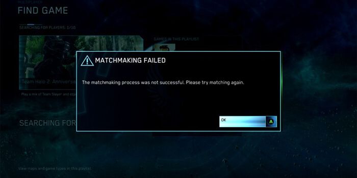 Master Chief Collection Matchmaking Broken