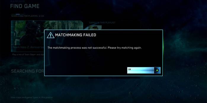 Master Chief Collection Matchmaking Broken