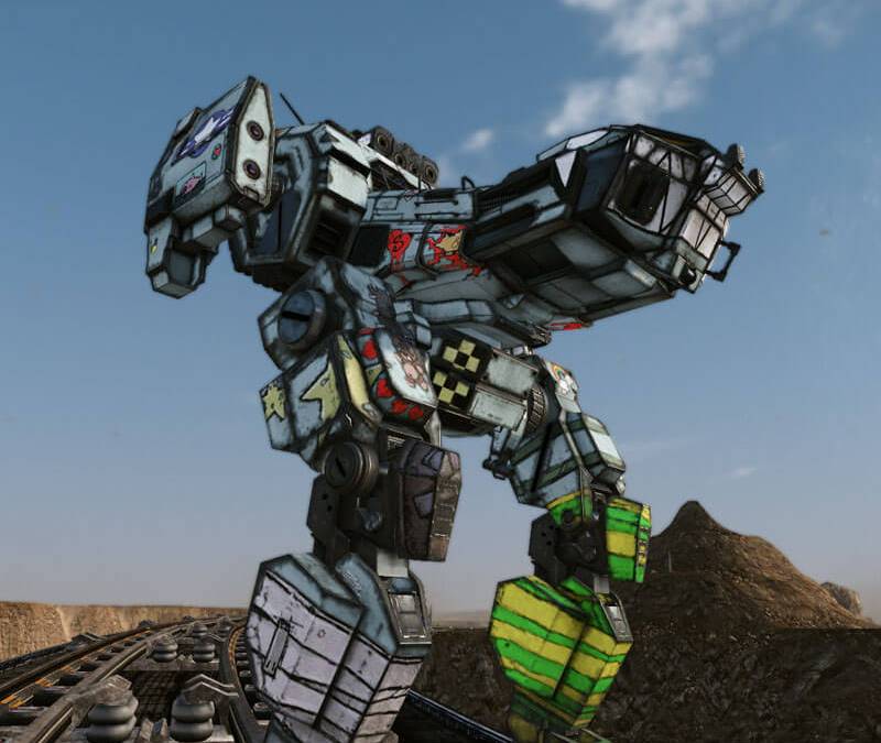 MechWarrior Online Sarahs Jenner Paint Job Side