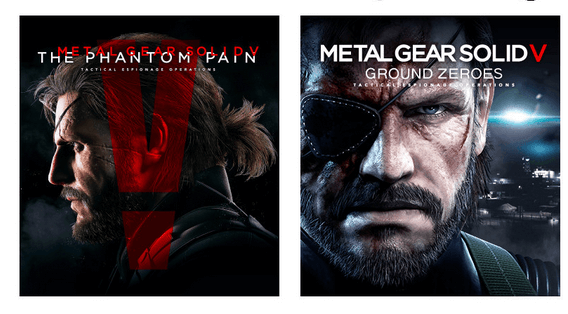 Metal Gear 5 Covers