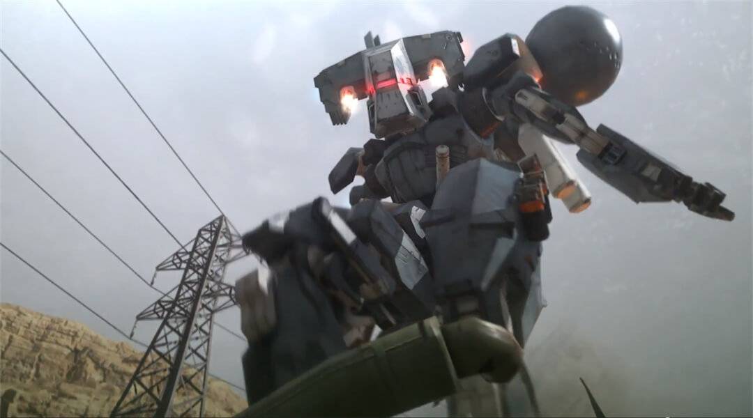 Metal Gear Solid 5 Mech Firing Bullets