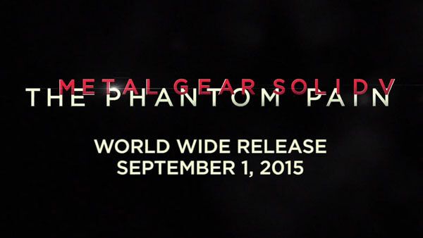 Metal Gear Solid 5 Release Date Image