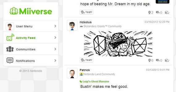 Miiverse Browser Beta Nintendo