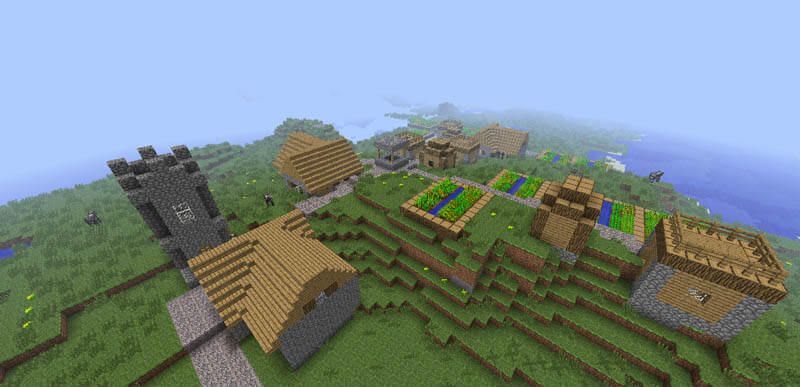 Minecraft 1.8 Update NPC Villages