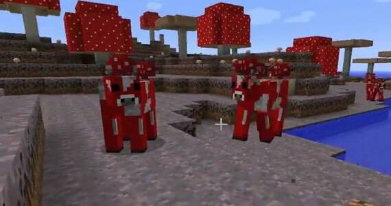 Minecraft 1.9 Update Mooshrooms