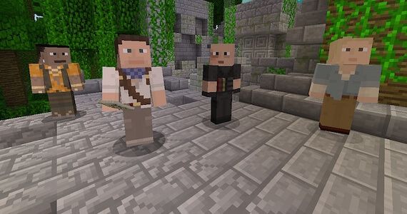 Minecraft PS3 Uncharted Skins Header