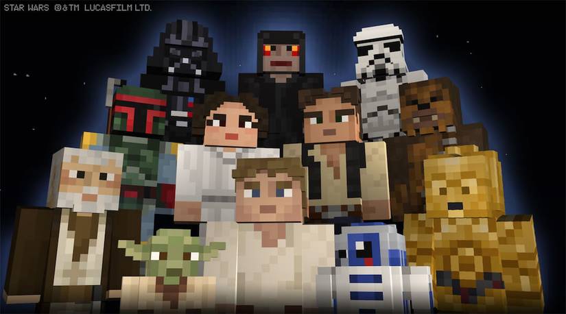 Minecraft Star Wars Classic Skin Pack