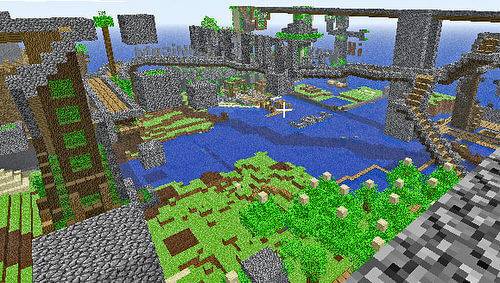 Minecraft Update Game Screen