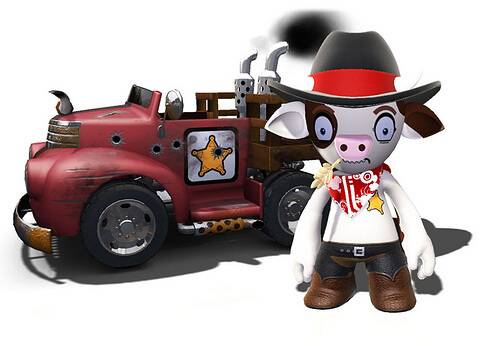 Cowboy is half man, half cow, and half bad-ass. Careful or he'll turn you into ground beef!