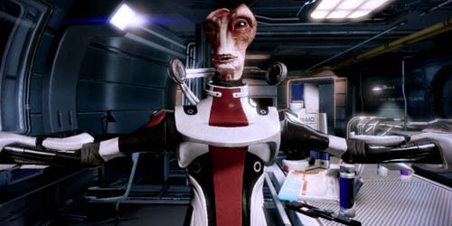 Mordin singing Gilbert and Sullivan (Mass Effect 2)