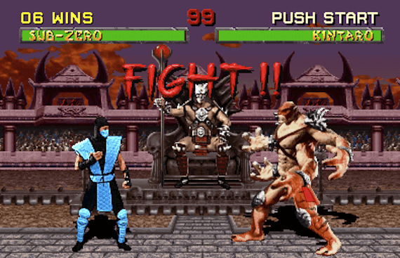 Mortal Kombat 2 VS Kintaro