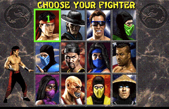 Mortal Kombat 2 Select