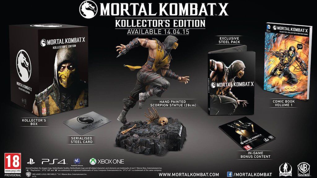 Mortal Kombat X Kollectors Edition