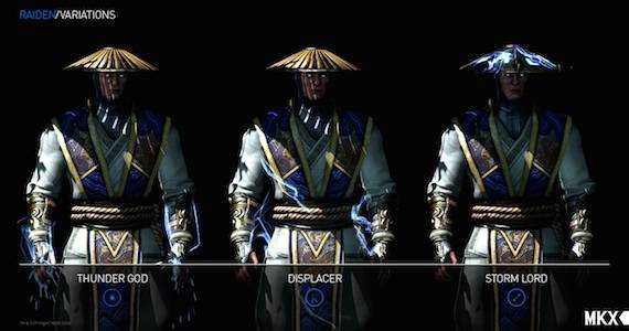 Mortal Kombat X Raiden Variations Sindel's Variations
