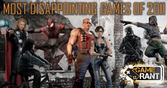 Most Disappointing Games Of 2011