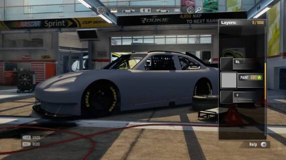 NASCAR The Game 2011 Trailer Wrecks Paint