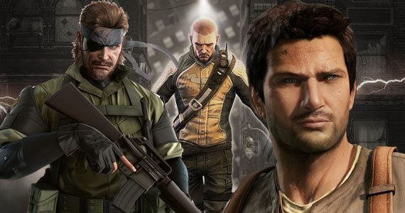 Nathan Drake, Solid Snake, Cole MacGrath in PlayStation All-Stars Battle Royale