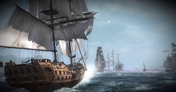 Naval combat in 'Assassin's Creed IV: Black Flag'