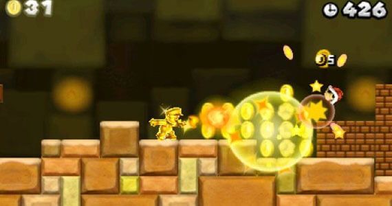 New Super Mario Bros. Gold Flower