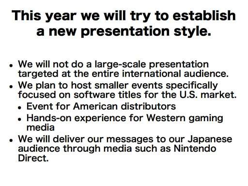 Nintendo E3 Slide - New Presentation
