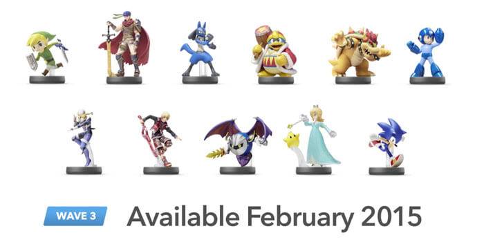 Nintendo Wii U Amiibo Third Wave